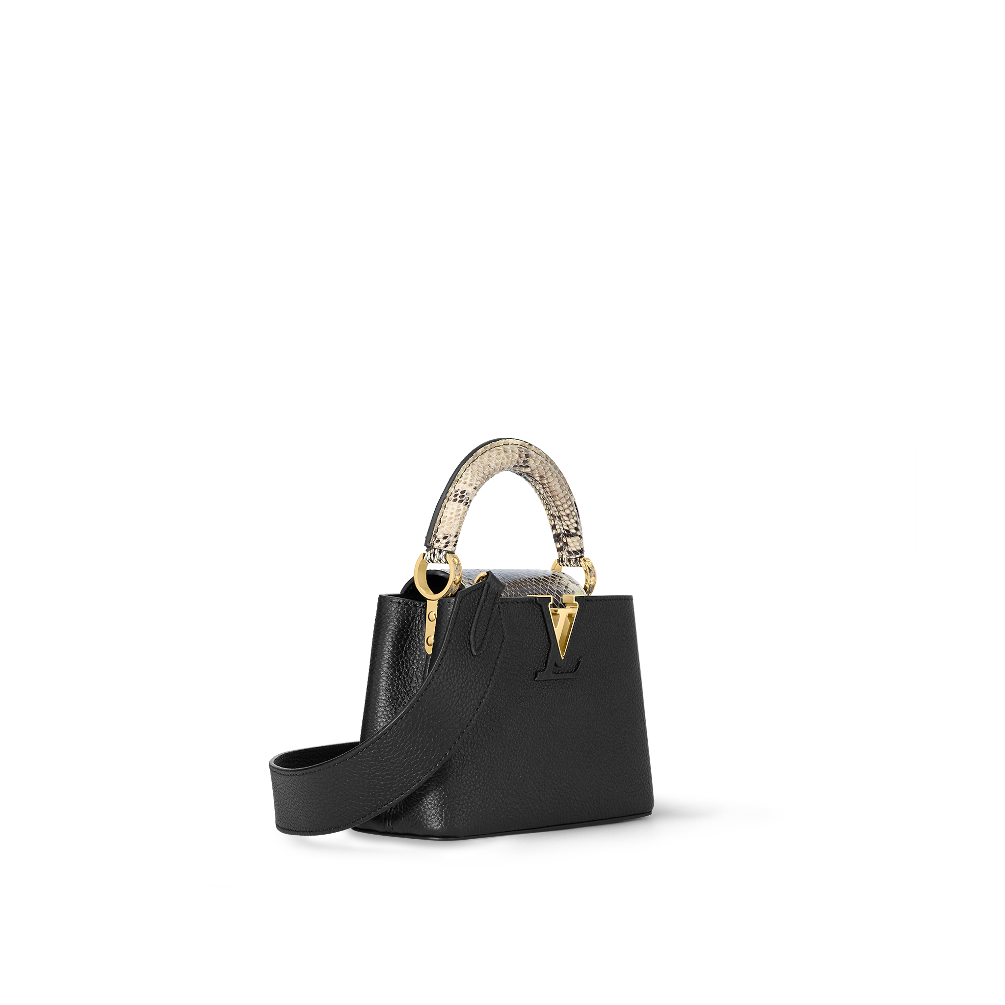 Capucines Mini Python - Handbags